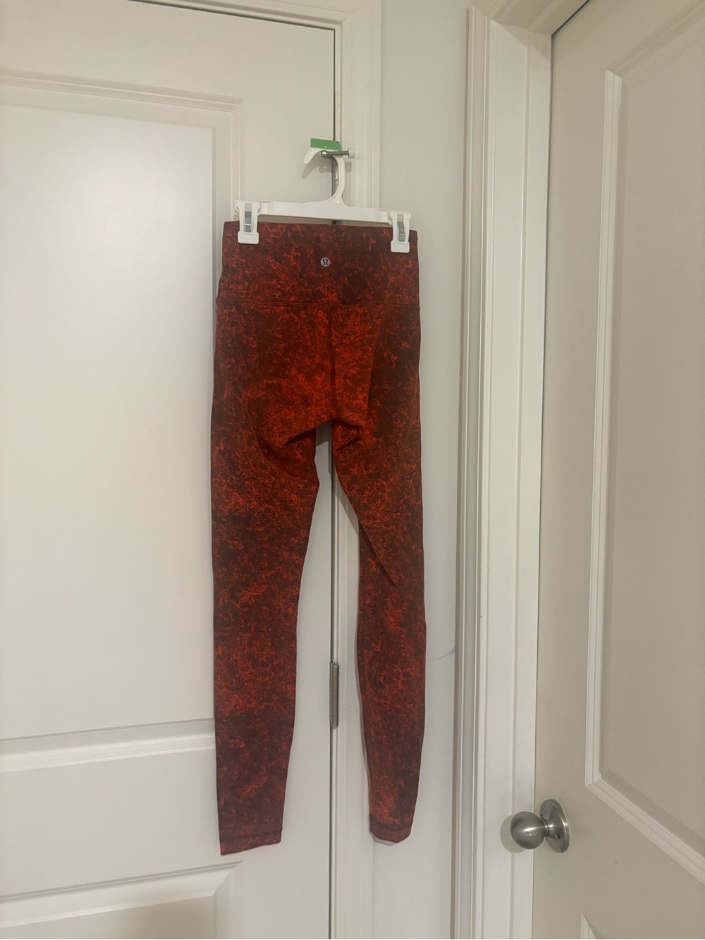 lululemon athletica Red-Orange Printed Leggings